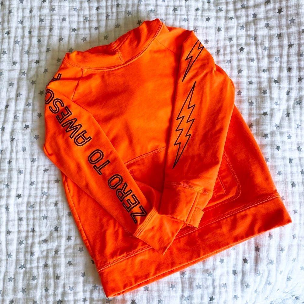 3 for $25 / ROCKETS OF AWESOME NEON ORANGE ATHLETIC HOODIE